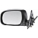 Dorman Exterior Mirror Powered Rectangular Black Single - 9552318