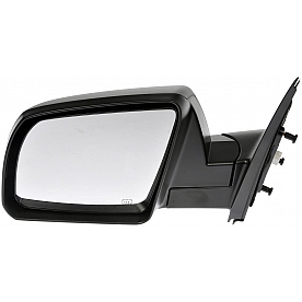 Dorman Exterior Mirror Powered Rectangular Black Single - 9552343