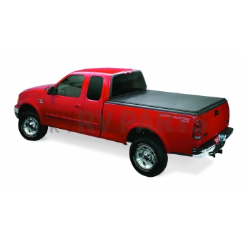 Lund International Tonneau Cover Soft Roll-Up Black Matte Textured Vinyl - 90097