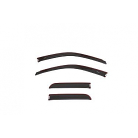 Auto Ventshade (AVS) Rainguard - Diamond Black Crystal Pearl Coat - Vehicle Color Code PXJ Thermoplastic Set Of 4 - 994064PXJ