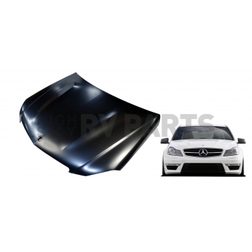 Extreme Dimensions Hood - Primered Metal Gray - 109870