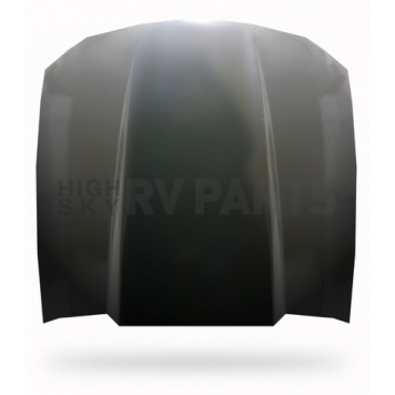 Harwood Fiberglass Hood - Cowl Induction Fiberglass Black - 26605-3