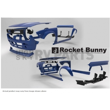 Rocket Bunny Ground Effects Kit - Matte Fiberglass Reinforced Plastics - 17020300