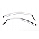 Putco Rainguard - Chrome Plated Plastic Set Of 2 - 480240