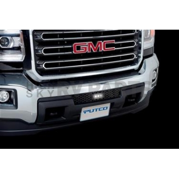 Putco Bumper Grille Insert Punch  Black Stainless Steel - 88196L