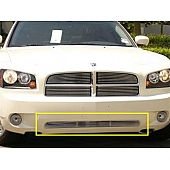 T-Rex Truck Products Bumper Grille Insert Horizontal Bar Polished Silver Billet Aluminum - 25474