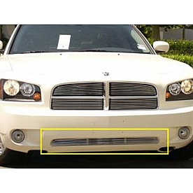 T-Rex Truck Products Bumper Grille Insert Horizontal Bar Polished Silver Billet Aluminum - 25474