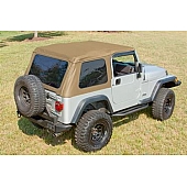 Rugged Ridge Soft Top - Spice Fastback Top Sailcloth Fabric - 1375137