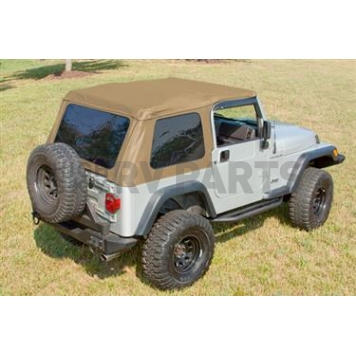 Rugged Ridge Soft Top - Spice Fastback Top Sailcloth Fabric - 1375137