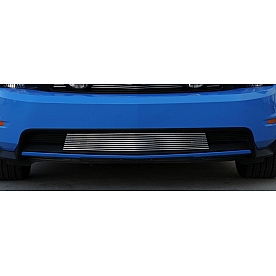 T-Rex Truck Products Bumper Grille Insert Short Horizontal Bar Polished Silver Billet Aluminum - 25521