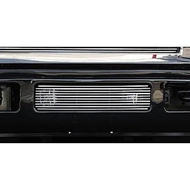 T-Rex Truck Products Bumper Grille Insert Horizontal Bar Polished Silver Billet Aluminum - 25561