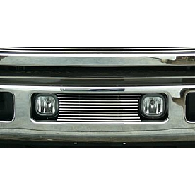 T-Rex Truck Products Bumper Grille Insert Horizontal Bar Polished Silver Billet Aluminum - 25562