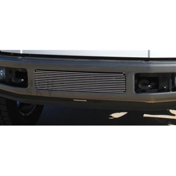 T-Rex Truck Products Bumper Grille Insert Horizontal Bar Polished Silver Billet Aluminum - 25564