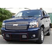 T-Rex Truck Products Bumper Grille Insert Horizontal Bar Polished Silver Billet Aluminum - 25051