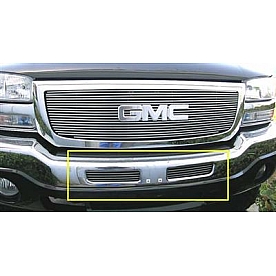 T-Rex Truck Products Bumper Grille Insert Horizontal Bar Polished Silver Billet Aluminum - 25201