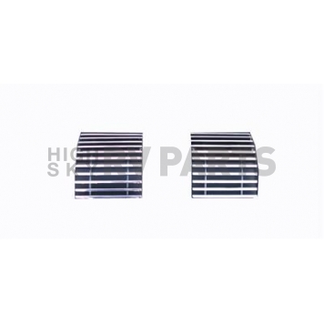Street Scene Bumper Grille Insert  Polished Silver Aluminum - 95080999