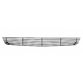 Street Scene Bumper Grille Insert Black Aluminum - 95085223