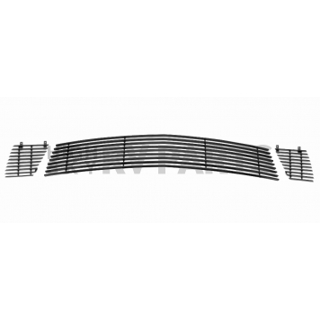Street Scene Bumper Grille Insert Black Aluminum - 95085731-1