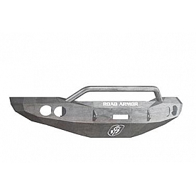 Road Armor Bumper Stealth Pre-Runner 1-Piece Design Steel Natural - 44074Z
