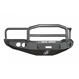 Road Armor Bumper Stealth Lonestar 1-Piece Design Steel Black - 44075B
