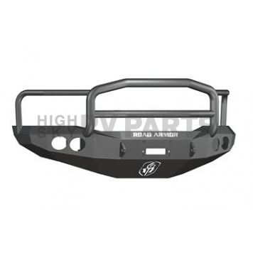 Road Armor Bumper Stealth Lonestar 1-Piece Design Steel Black - 44075B
