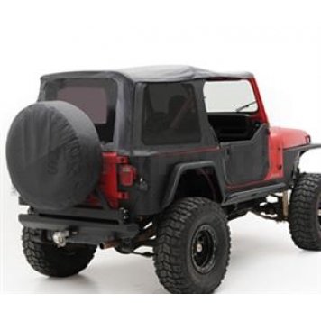 Smittybilt Soft Top - Black Denim Standard Top OEM Style Fabric - 98715