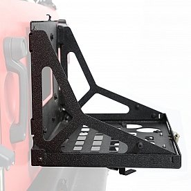 Smittybilt Tailgate Table - 40 Pounds Weight Capacity Steel Black - 2793