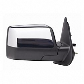 K-Source Exterior Mirror Electric OEM Silver Single - 61153F