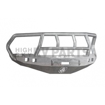 Road Armor Bumper Stealth Titan II 1-Piece Design Steel Natural - 408R2Z