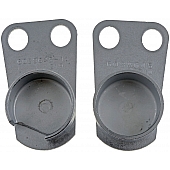 Help! By Dorman Tailgate Hinge - Natural Steel Silver Set Of 2 - 38645