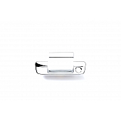 Putco Tailgate Handle Cover - ABS Plastic Silver - 400504