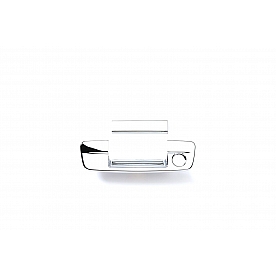 Putco Tailgate Handle Cover - ABS Plastic Silver - 400504