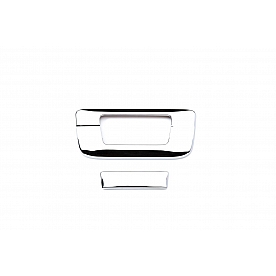 Putco Tailgate Handle Cover - ABS Plastic Silver - 401089
