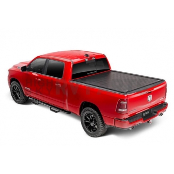 Retrax Tonneau Cover Hard Power Retractable Black Matte Aluminum - T90335
