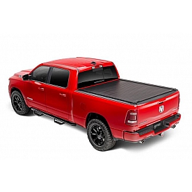 Retrax Tonneau Cover Hard Power Retractable Black Matte Aluminum - T90336