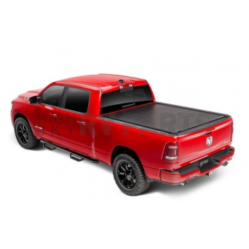 Retrax Tonneau Cover Hard Power Retractable Black Matte Aluminum - T90336