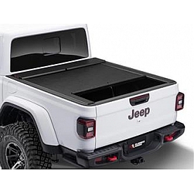 Rugged Ridge Tonneau Cover Soft Roll-Up Black Aluminum/ Vinyl - 1355034