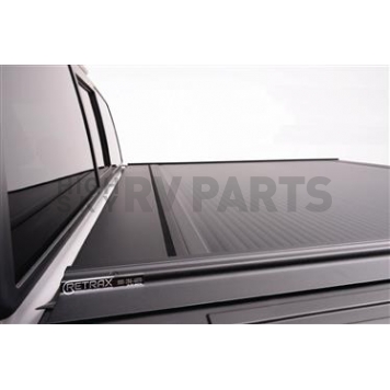 Retrax Tonneau Cover Hard Manual Retractable Black Matte Powder Coated Aluminum - 80836