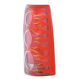 GT Styling Tail Light Cover - Plastic Flames Set Of 2 - 952566