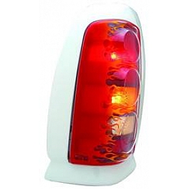 GT Styling Tail Light Cover - Plastic Clear Set Of 2 - 972476