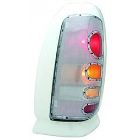 GT Styling Tail Light Cover - Plastic Silver Set Of 2 - 972568