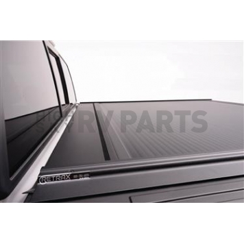 Retrax Tonneau Cover Hard Manual Retractable Black Matte Powder Coated Aluminum - 80822