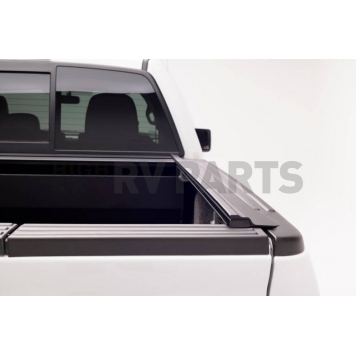 Retrax Tonneau Cover Hard Power Retractable Black Matte Powder Coated Polycarbonate Plastic - 70245-2