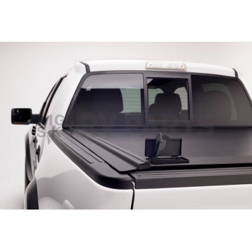 Retrax Tonneau Cover Hard Power Retractable Black Matte Powder Coated Polycarbonate Plastic - 70245-4