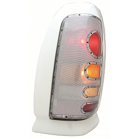 GT Styling Tail Light Cover - Plastic Silver Set Of 2 - 973348