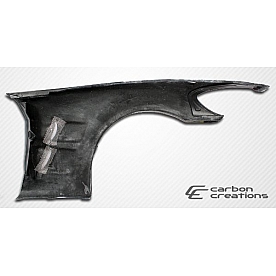 Extreme Dimensions Fender - Carbon Fiber Clear Gloss UV Coated Set Of 2 - 105774
