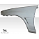 Extreme Dimensions Fender - Fiberglass Black Primered Set Of 2 - 100697
