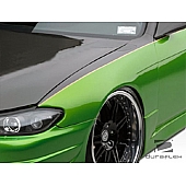 Extreme Dimensions Fender - Fiberglass Black Primered Set Of 2 - 100879