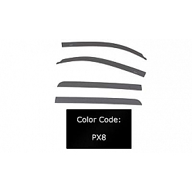 Auto Ventshade (AVS) Rainguard - Black - Vehicle Color Code PX8 Acrylic Set Of 4 - 994004PX8