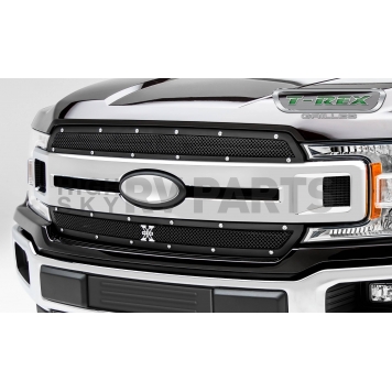 T-Rex Truck Products Grille Insert - Mesh Rectangular Black Powder Coated Steel - 6715691-2
